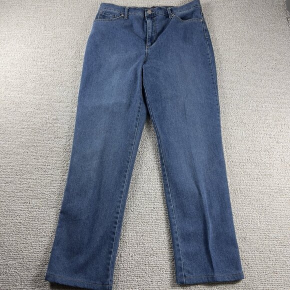 Gloria Vanderbilt Amanda Classic Rise Jeans Blue Women's Size 14 - Picture 1 of 6